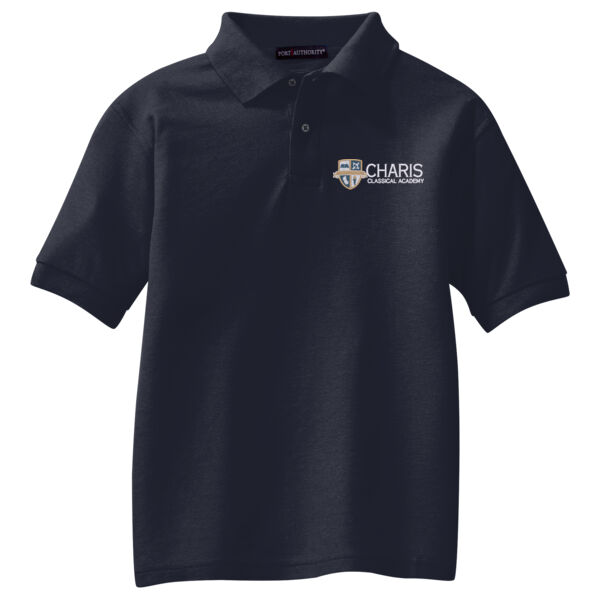 Port Authority Charis Classical Academy Embroidered- - Youth Silk Touch Polo Thumbnail