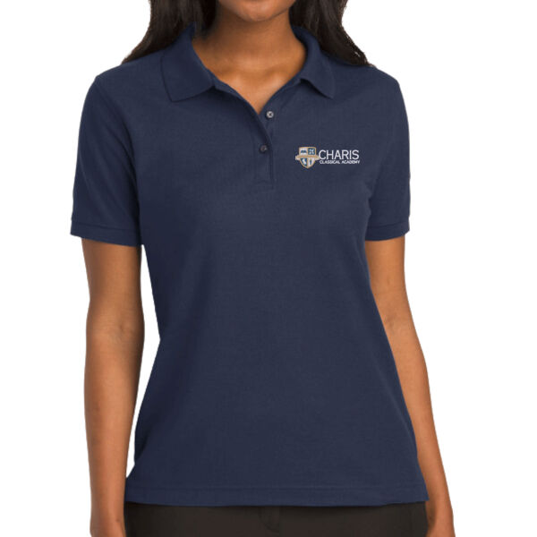 Port Authority Charis Classical Academy Embroidered- - Women's Silk Touch Polo Thumbnail
