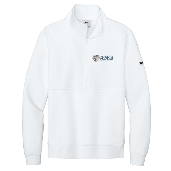Nike Charis Classical Academy Embroidered- - Club Fleece Sleeve Swoosh 1/2 Zip Thumbnail