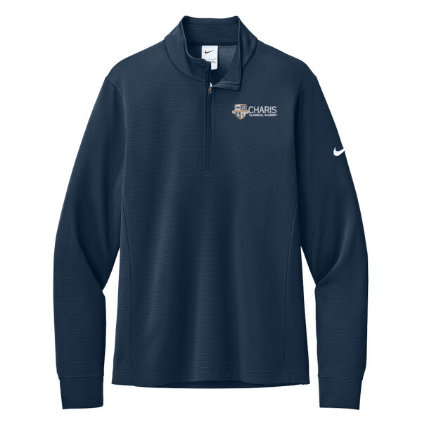 Nike Charis Classical Academy Embroidered- - Essential 1/2 Zip Cover Up Thumbnail