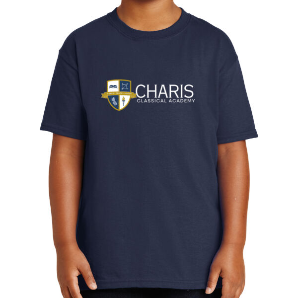 Gildan Charis Classical Academy Printed- - Youth Ultra Cotton ® 100% US Cotton T Shirt Thumbnail
