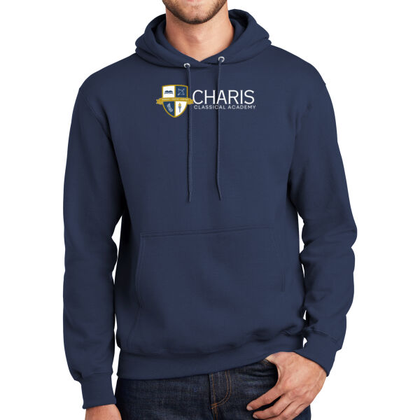 Port & Co Charis Classical Academy Printed- - Essential Fleece Pullover Hooded Sweatshirt Thumbnail
