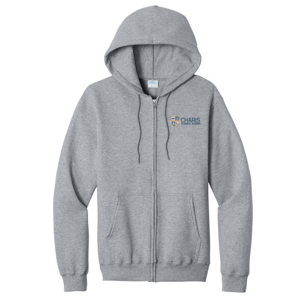 Port Authority Charis Classical Academy Embroidered- - Core Fleece Full Zip Hooded Sweatshirt Thumbnail