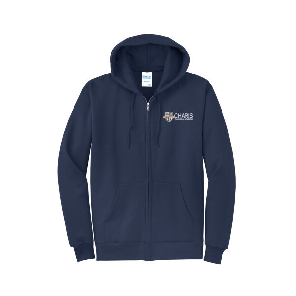 Port Authority Charis Classical Academy Embroidered- - Core Fleece Full Zip Hooded Sweatshirt Thumbnail